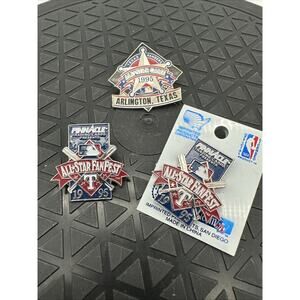 Lot Of 3 1995 MLB All-StarGame Texas Rangers Arlington Texas Lapel Pin